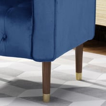 Bartos Button-Tufted Velvet Armchair